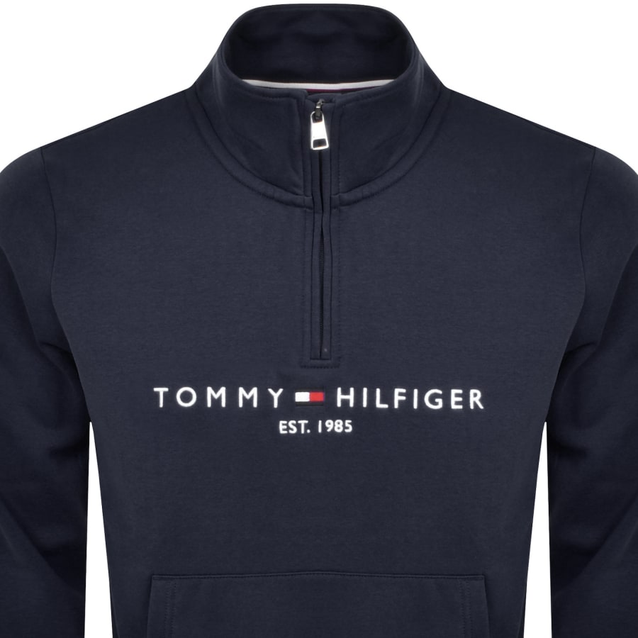 Tommy Hilfiger Half Zip Sweatshirt Navy